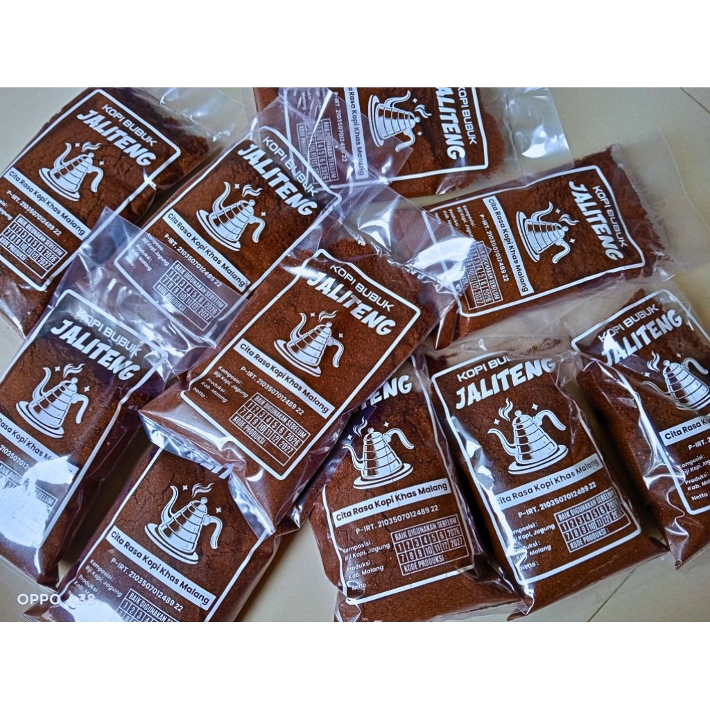 Kopi bubuk Jaliteng/ Kopi bubuk murni 100%/ Kopi hitam murni