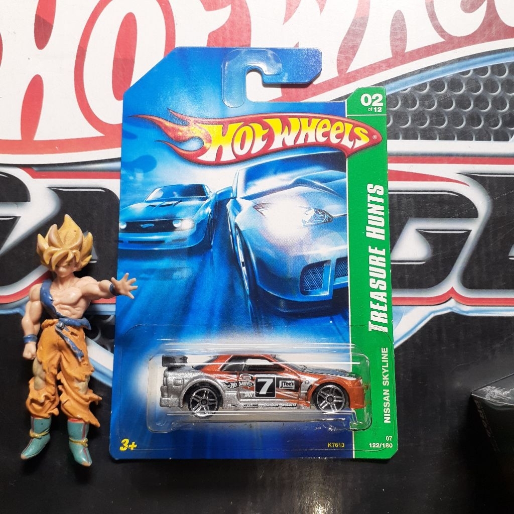 Hot Wheels Nissan Skyline Treasure Hunts US Card Ban plastik