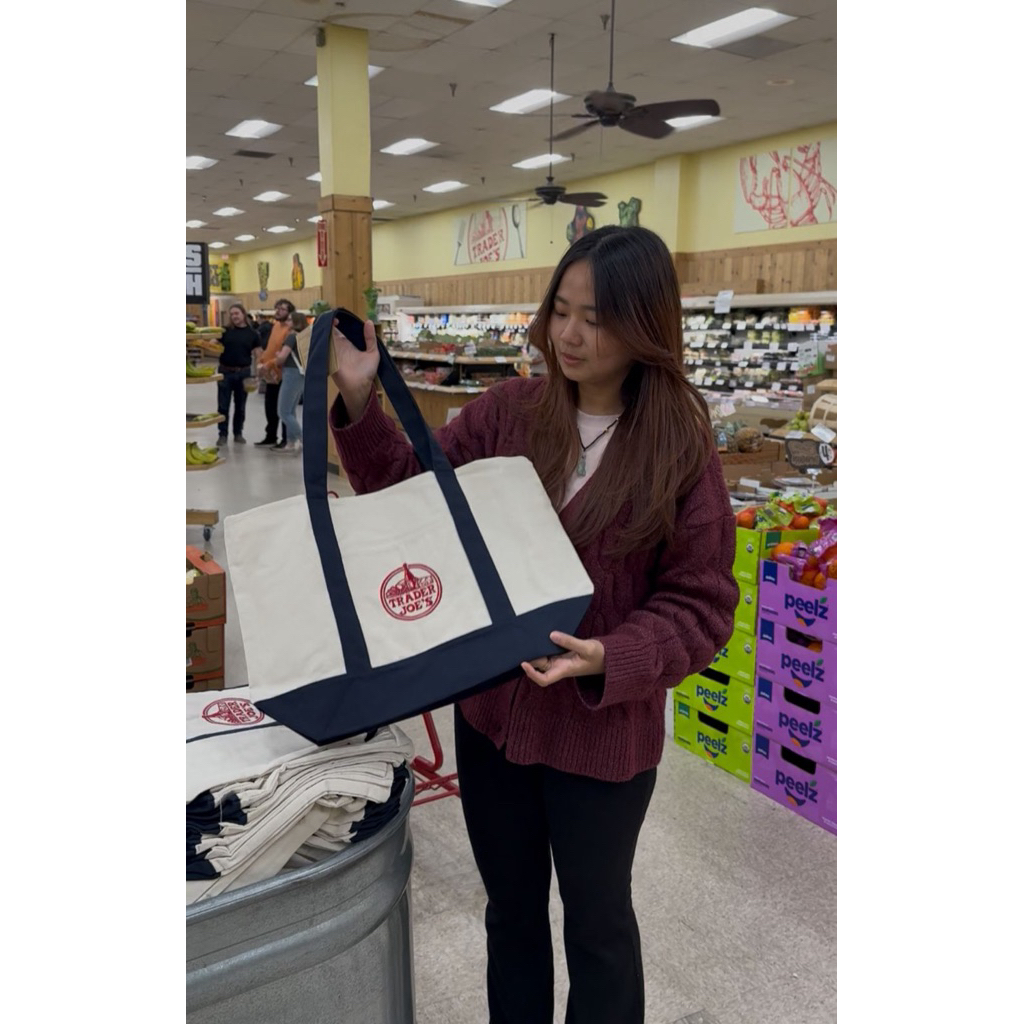 Trader Joe tote bag large
