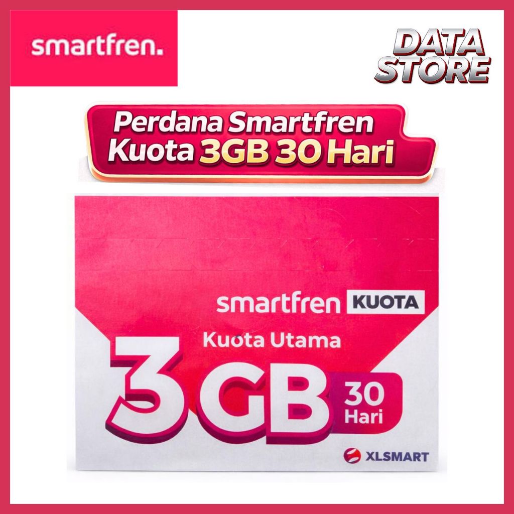 (Terlaris) Sp Smartfren Kuota 3GB 30Hr Segel Kartu Perdana Paket Data Smartfren