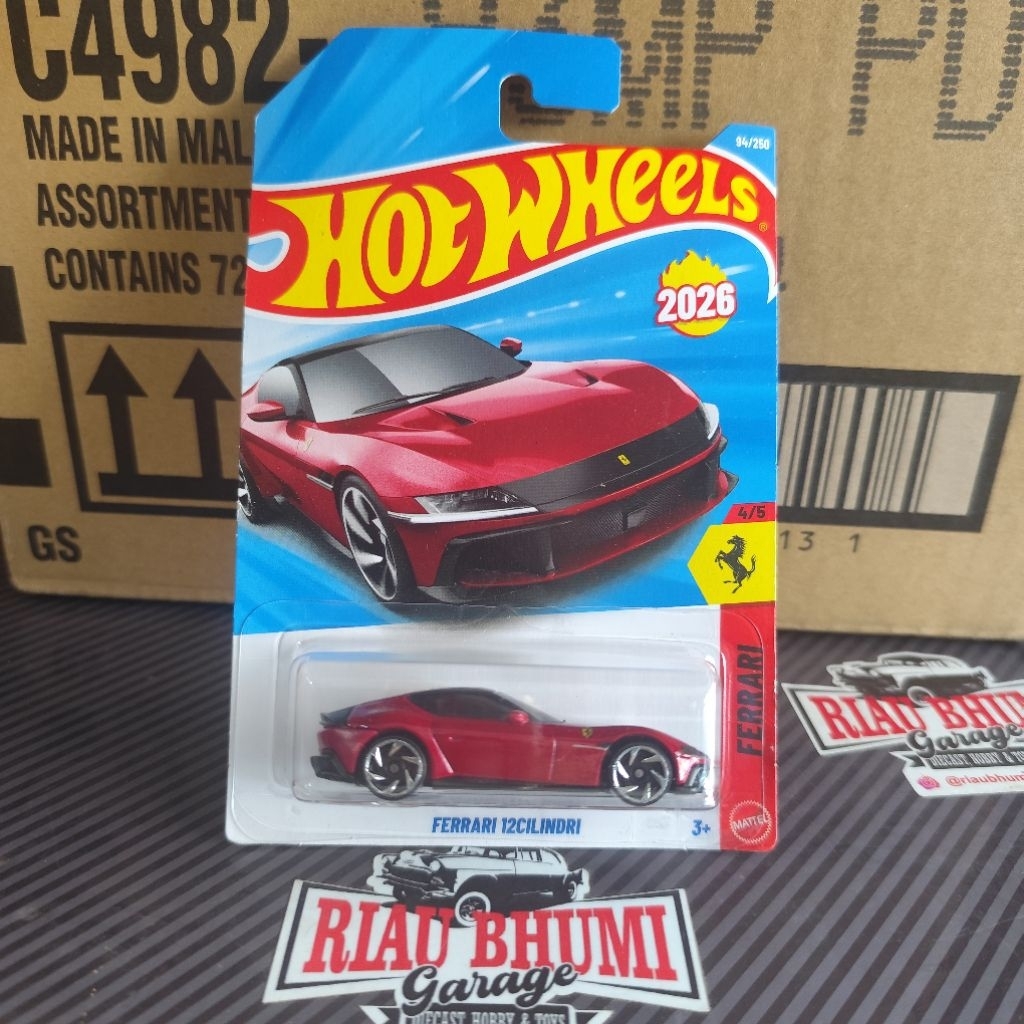 Hotwheels Ferrari 12 cilindri 12cilindri