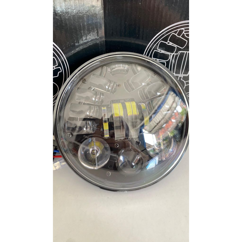 LAMPU DAYMAKER 16 LED 5,75inch DUS HITAM TERMURAH