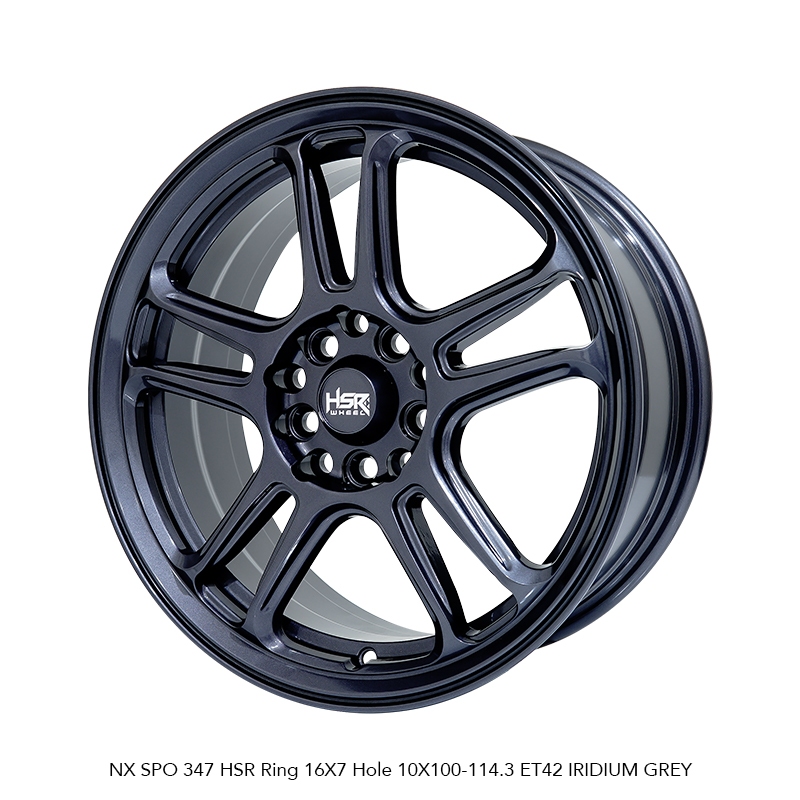 Velg Mobil HSR Classic Warna Silver Ring 16 Modelan Akar