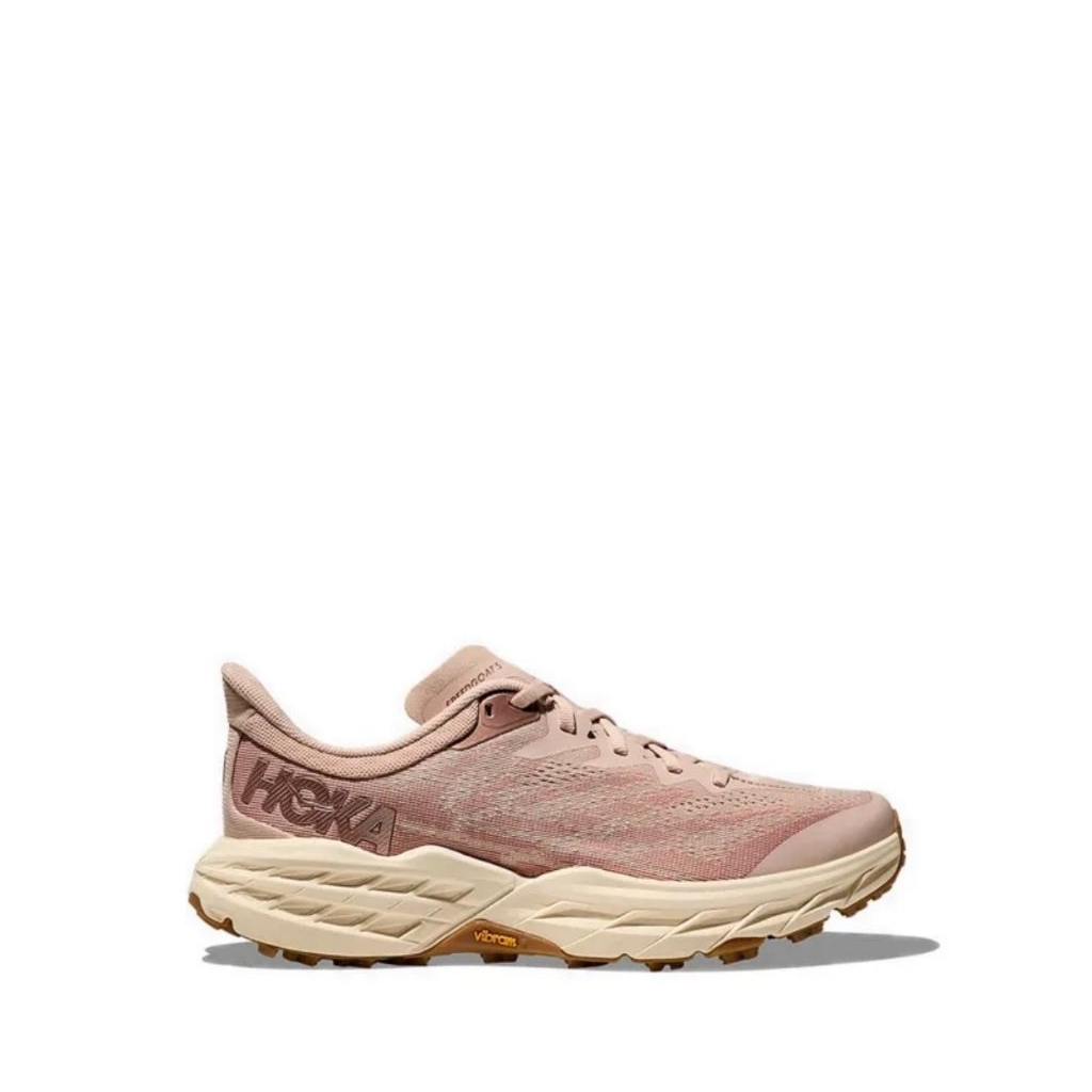 Hoka One One Speedgoat 5 Women Trail Running Shoes - Cream/Sandstone