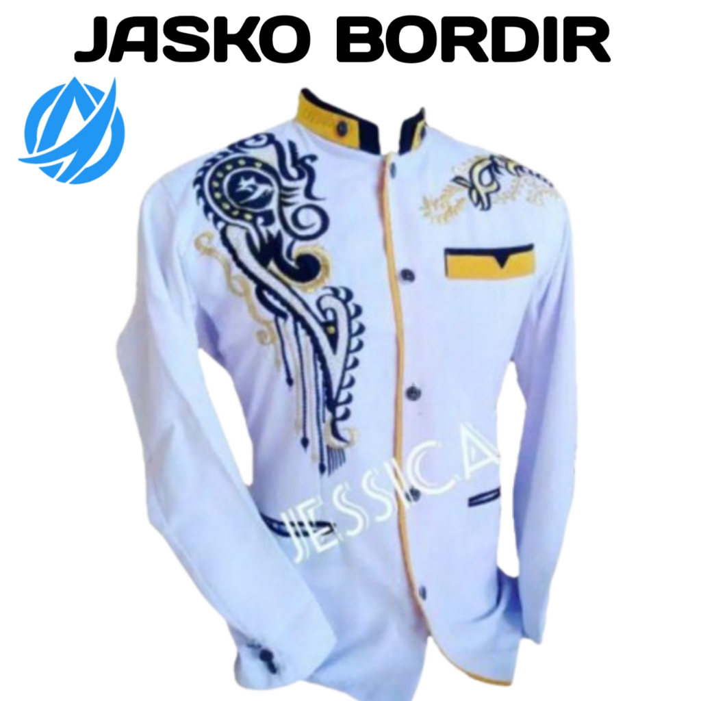 Koko Jasko Jas Koko Bordir Lengan Panjang Dewasa