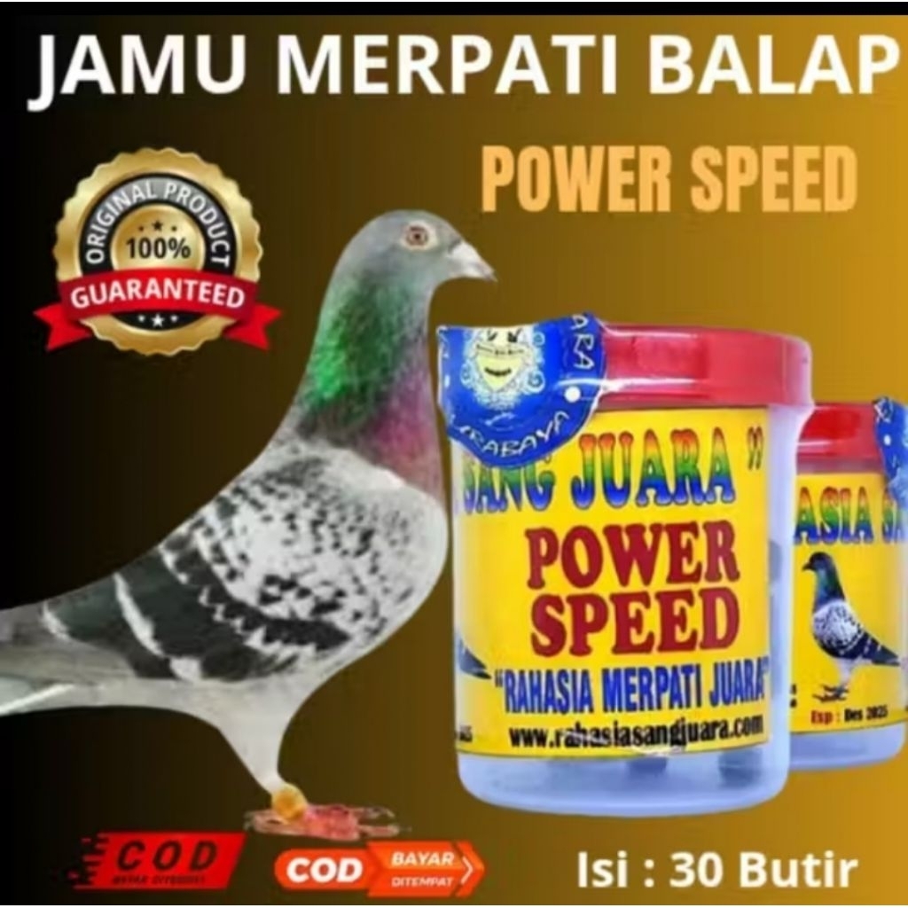 POWER SPEED RAHASIA MERPATI JUARA~JAMU MERPATI BALAP LOMBATINGGI CEPAT GIRING KERAS KEKET KOLONG 30 