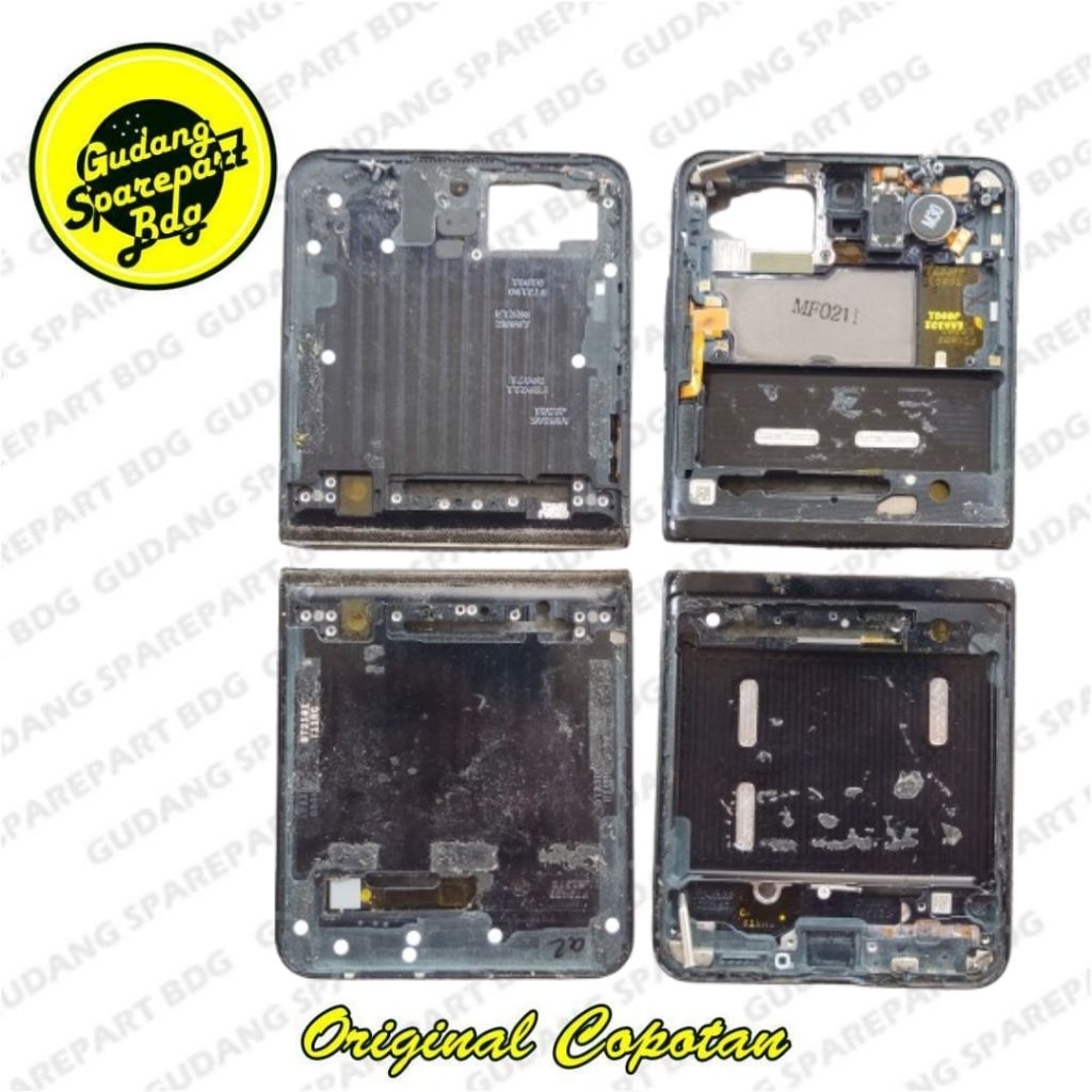 Frame Tatakan LCD Fullset Samsung Galaxy Z Flip 3 Second Copotan