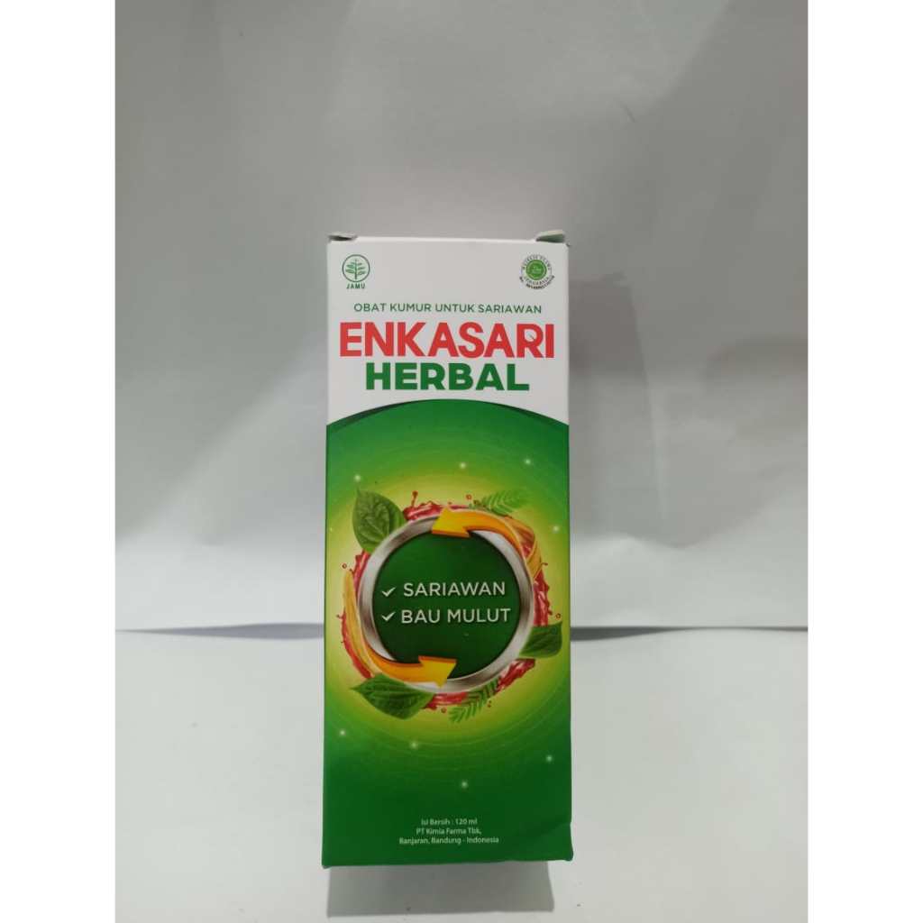 ENKASARI Obat Kumur Sariawan Herbal 120ml Membantu Menyembuhkan Sariawan