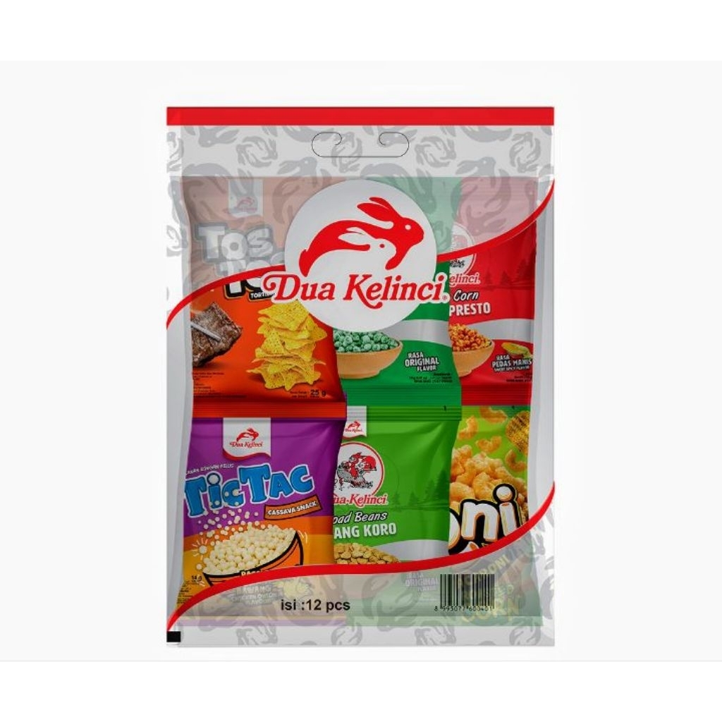 DUA KELINCI CAMILAN ASSORTED PACK 12 PCS