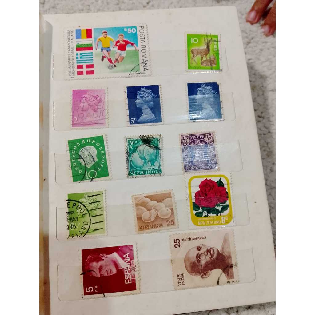 Perangko Luar negeri Mancanegara + Album Perangko