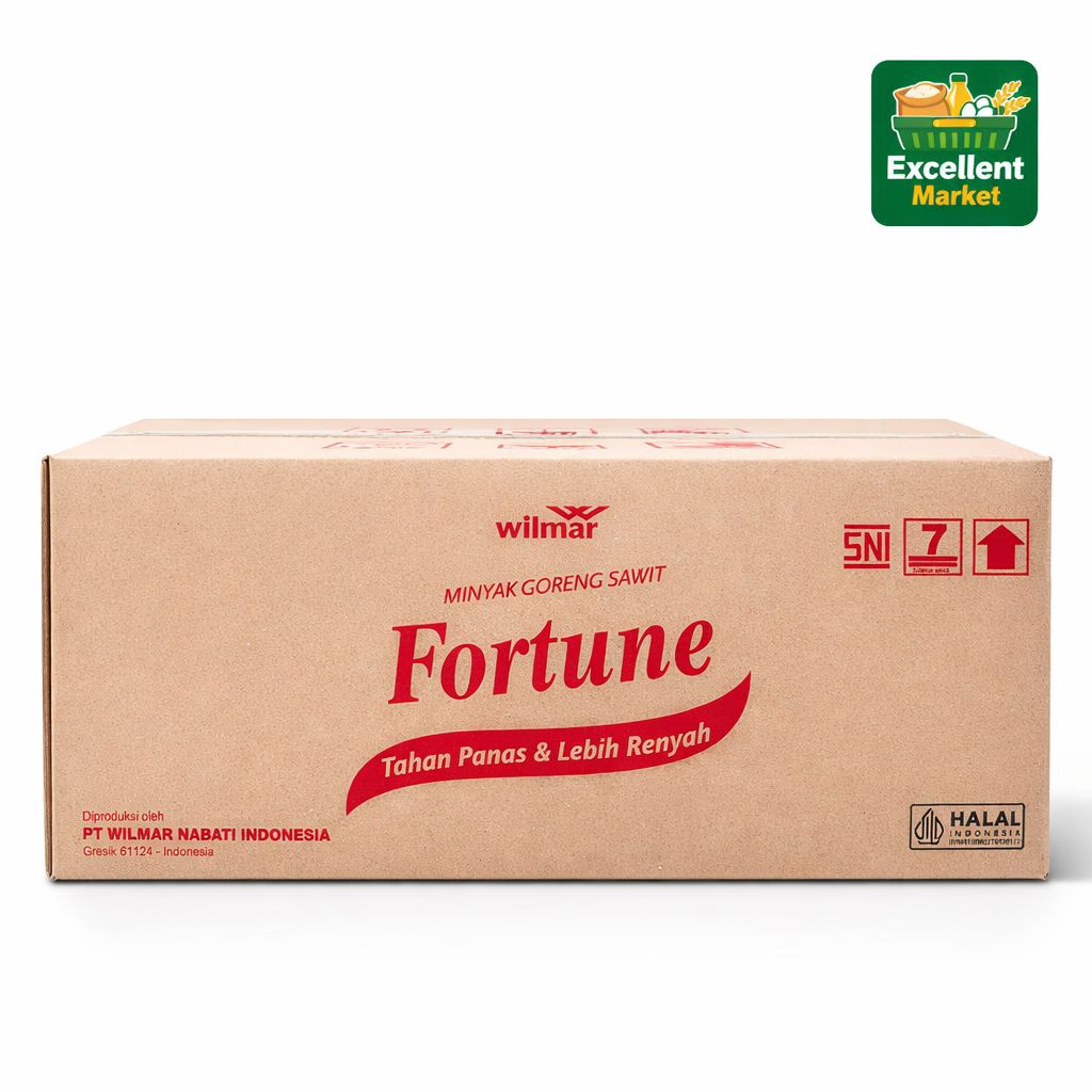 (1 Dus) Minyak Goreng Fortune Bantal 1L