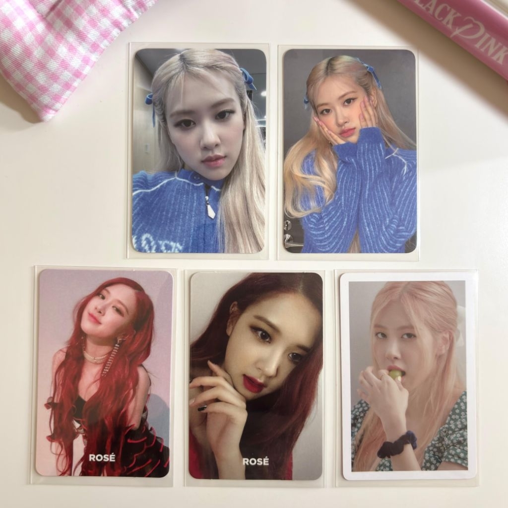 Photocard Rose Blackpink Official pc rose bp