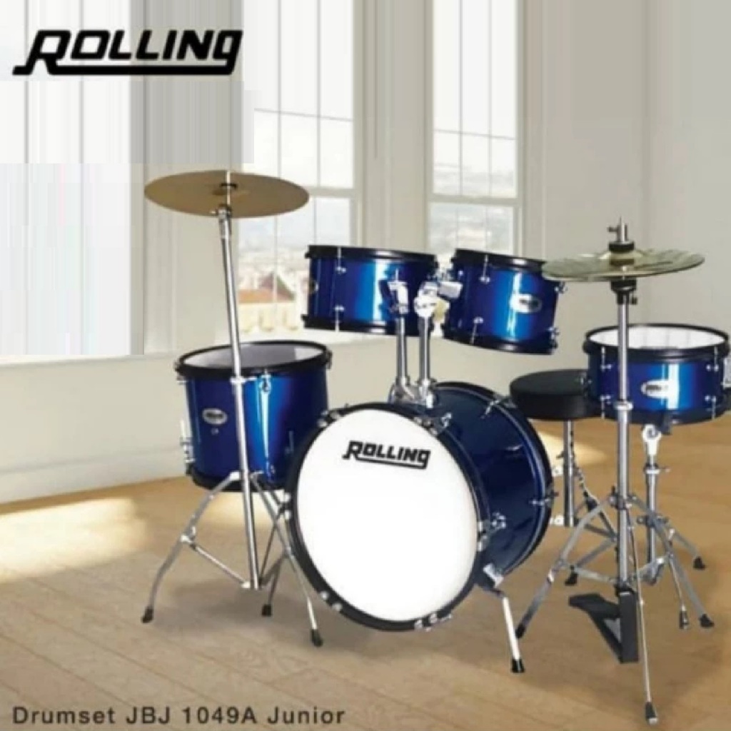 DRUM SET JUNIOR ROLLING JBJ-1049A/DRUM KECIL/DRUM SET ROLLING/DRUM
