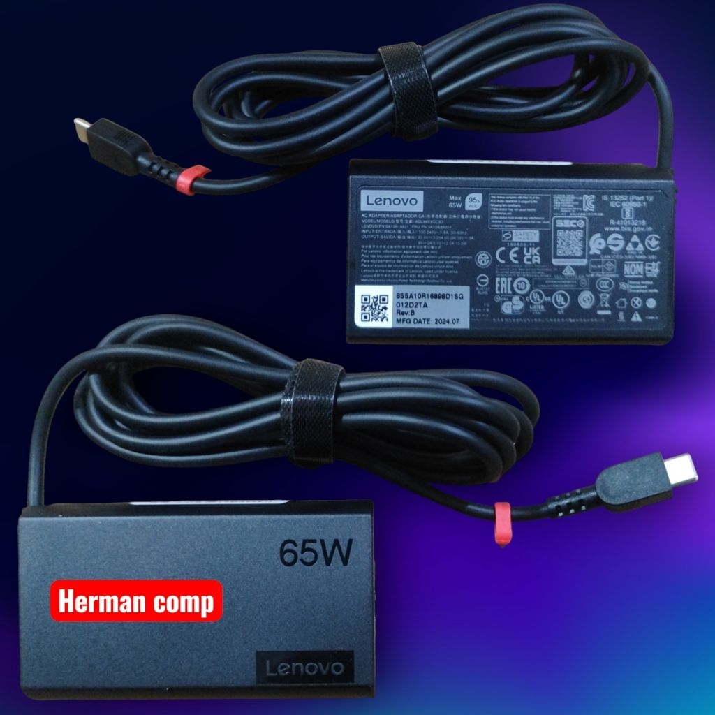 Original Adaptor Charger Lenovo Thinkpad X1 Carbon 2nd 3th 4th 5th 6th 7th 8th 9th 10th 11th  X1 Tab