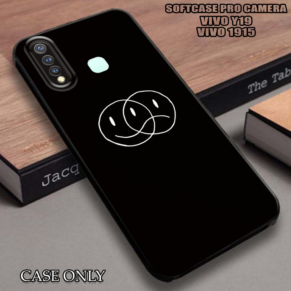 case vivo 1915 / y19 - casing vivo 1915 / y19 [ blck ] silikon vivo 1915 / y19 - kesing hp - casing 