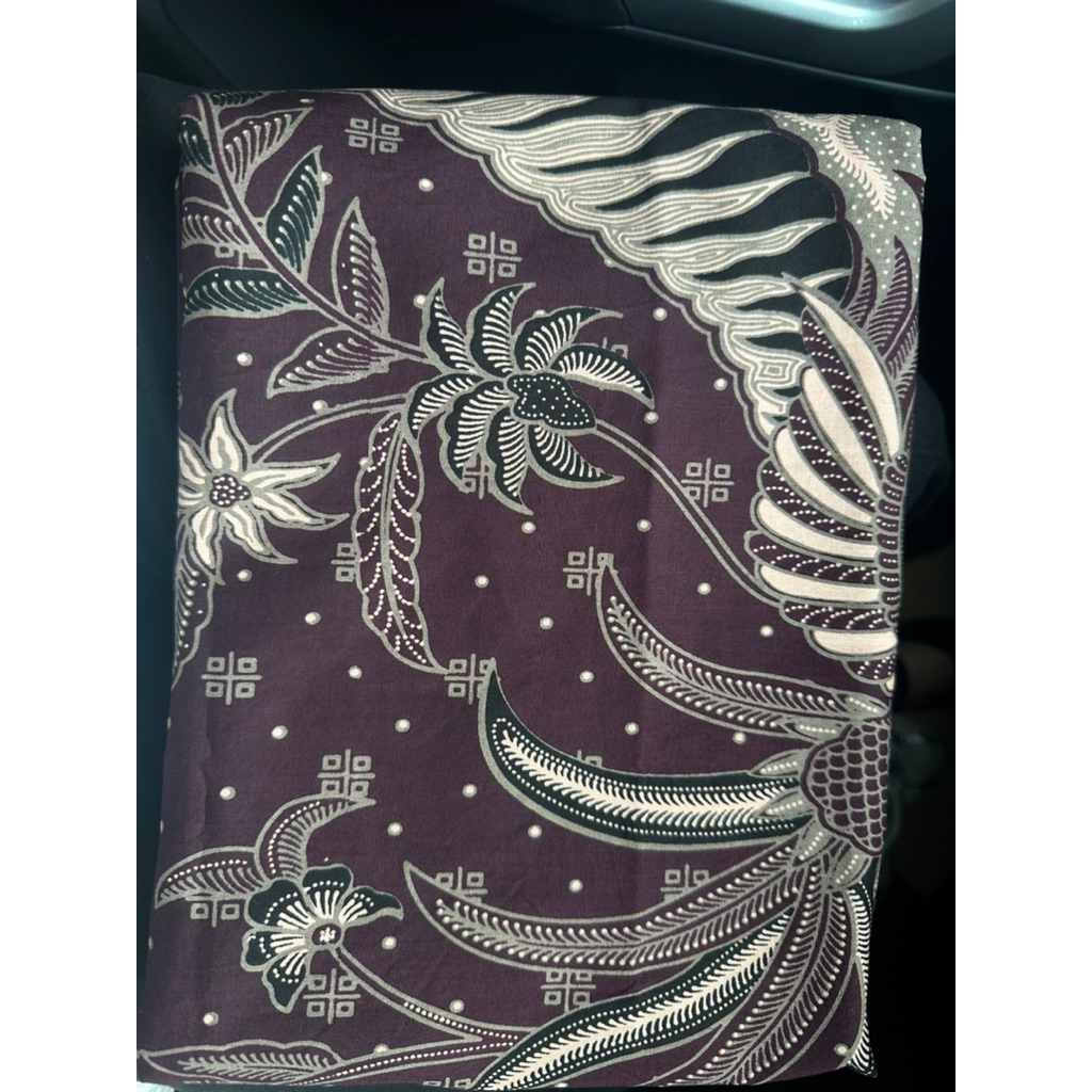 Batik Margaria Maroon Burgundy