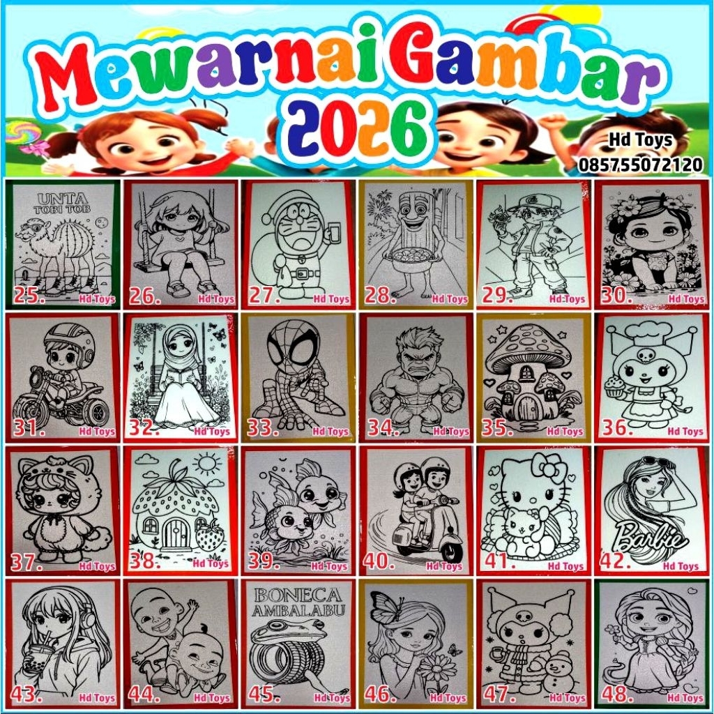 STYROFOAM MEWARNAI LUKIS