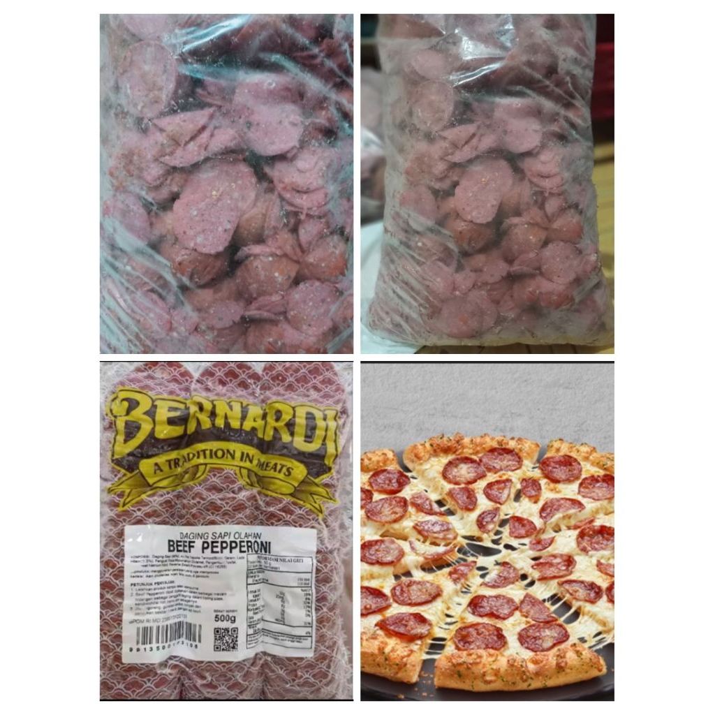 Beef pepperoni rework bernardi