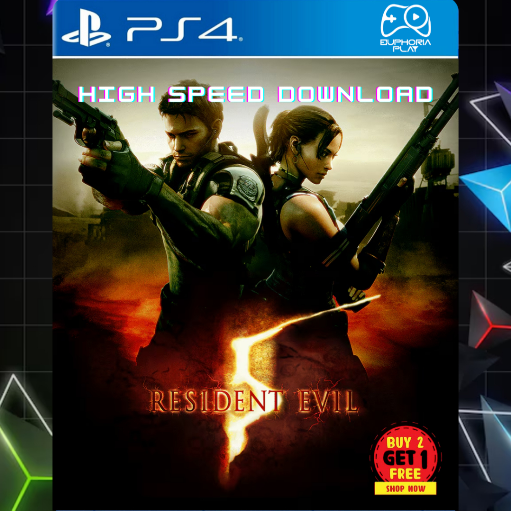 Resident Evil 5 – Game PS4 HEN Digital (Format PKG) | Full Version