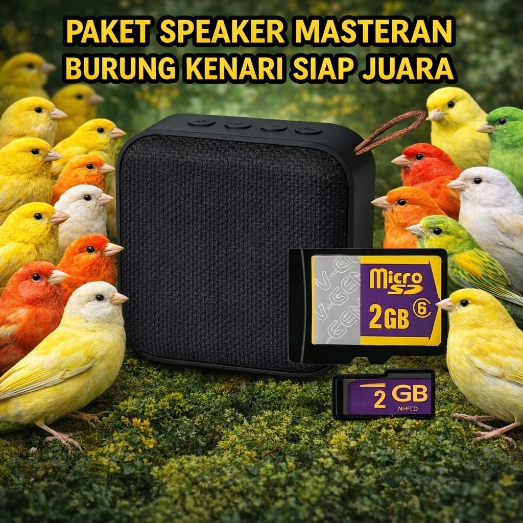 SPEAKER MASTERAN BURUNG KENARI JUARA LOMBA NASIONAL