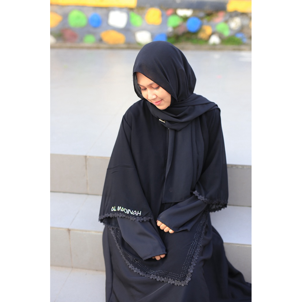Abaya Gamis Syar’i Dania Fursan Saudi Siffon Silk Premium Original