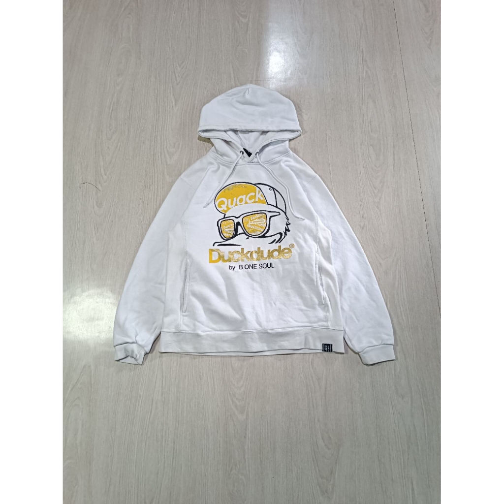 B ONE SOUL HOODIE ORIGINAL WHITE