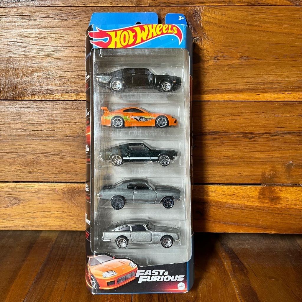 Hotwheels Fast and furious gift pack 5 Toyota Supra