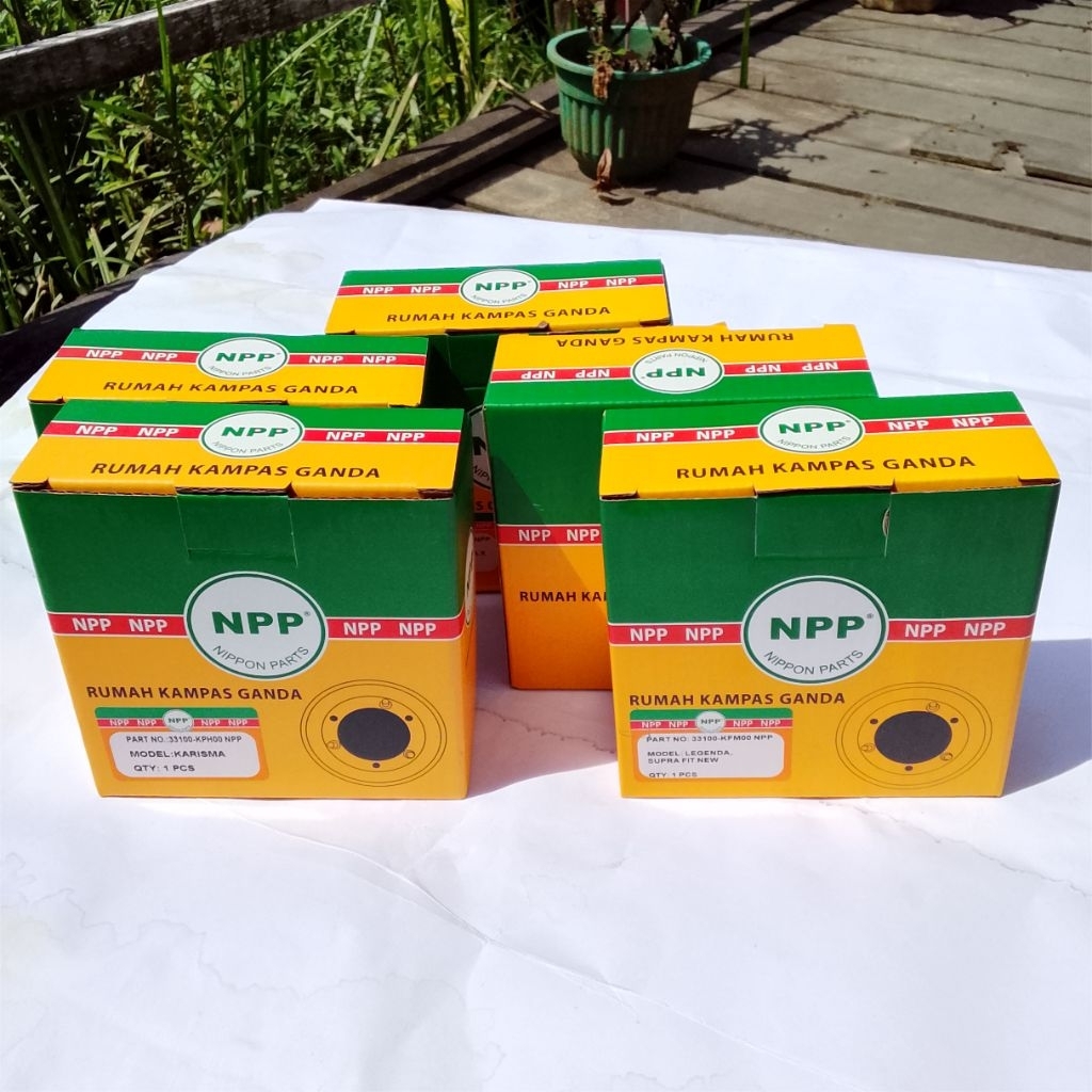 Rumah kampas ganda, mangkok ganda, lonceng Karisma, Supra x 125 merk NPP