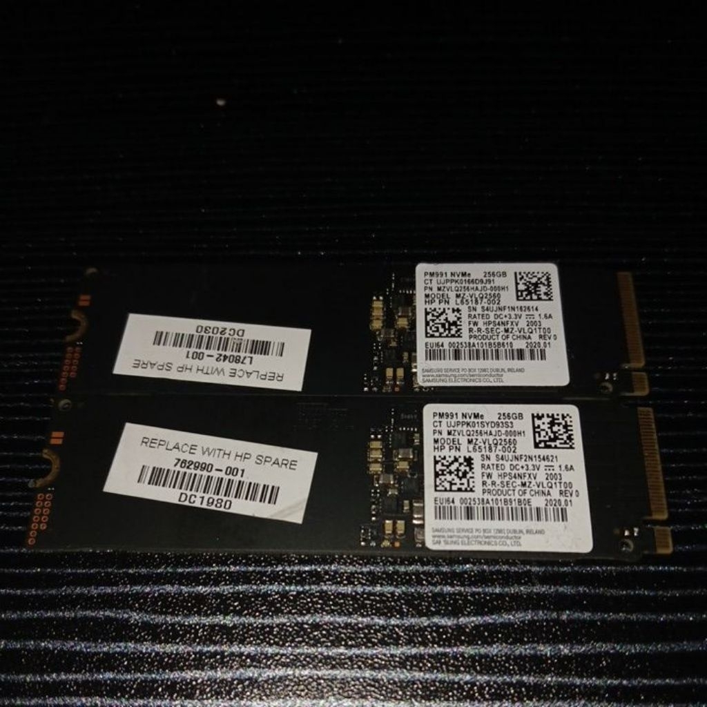 SSD M2 NVME 256GB SAMSUNG PM991 SECOND