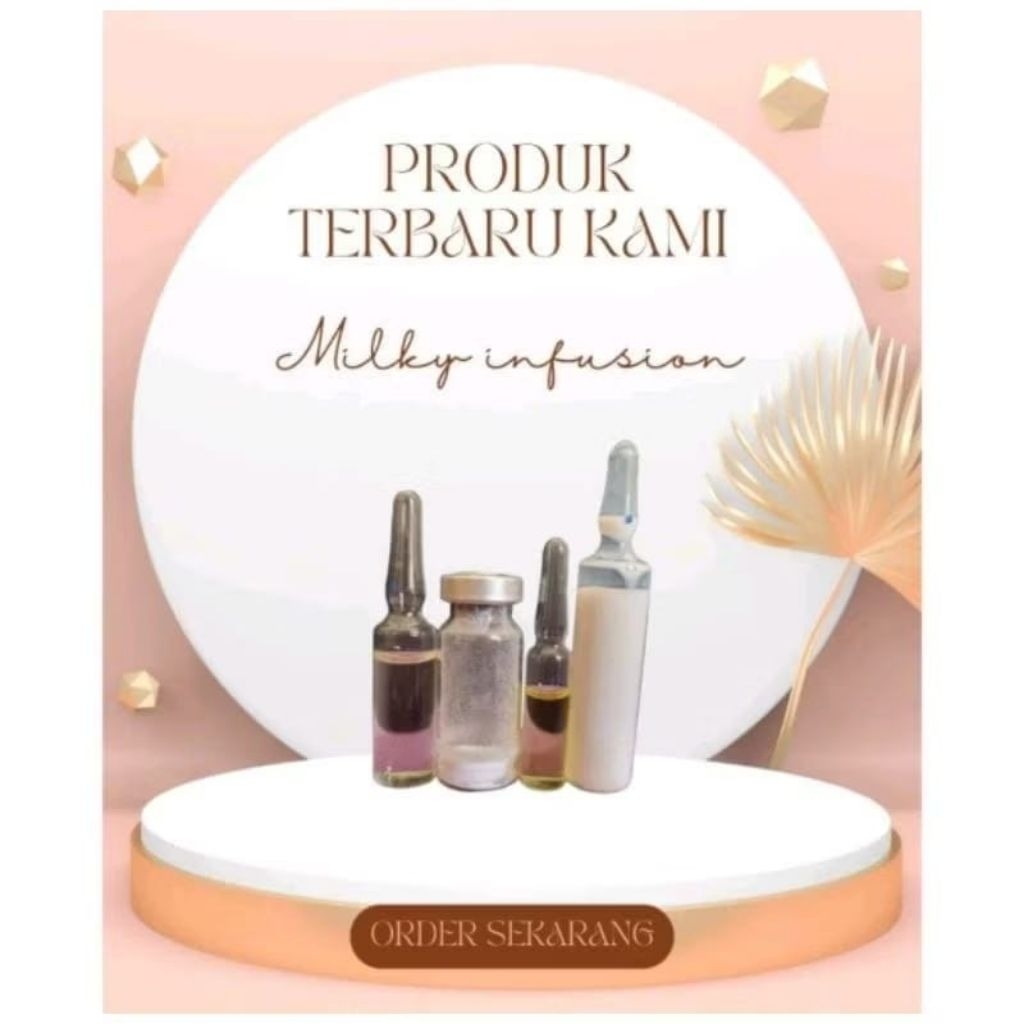 infus milky white infus susu 1 kali pemakaian original