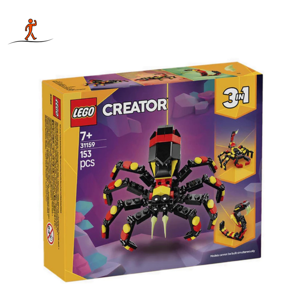LEGO Creator 31159 Wild Animals: Surprising Spider (153 Pieces), Building Block, Toys, Bricks
