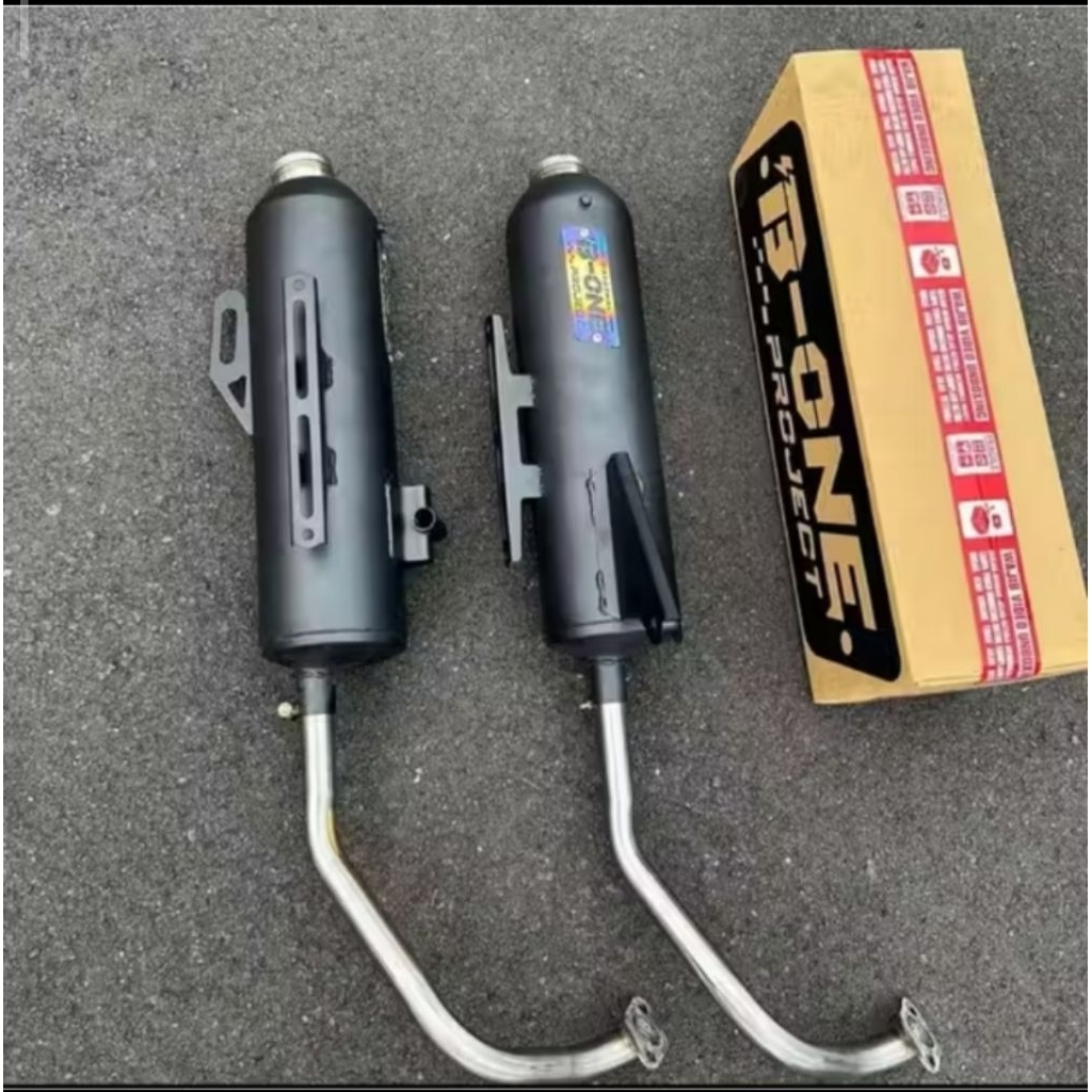 Knalpot SHIJIRO BY-ONE PROJECT Model SHIJIRO Moncong SHIJIRO Beat karbu deluxe beat esp Vario Mio Sc