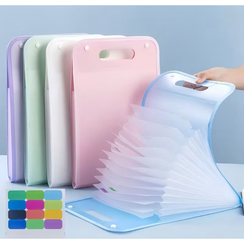 Map Dokumen A4 13 Sekat | Tas File Holder Arsip Kantor Sekolah Tas File Holder Kertas A4 13 Sekat Ma