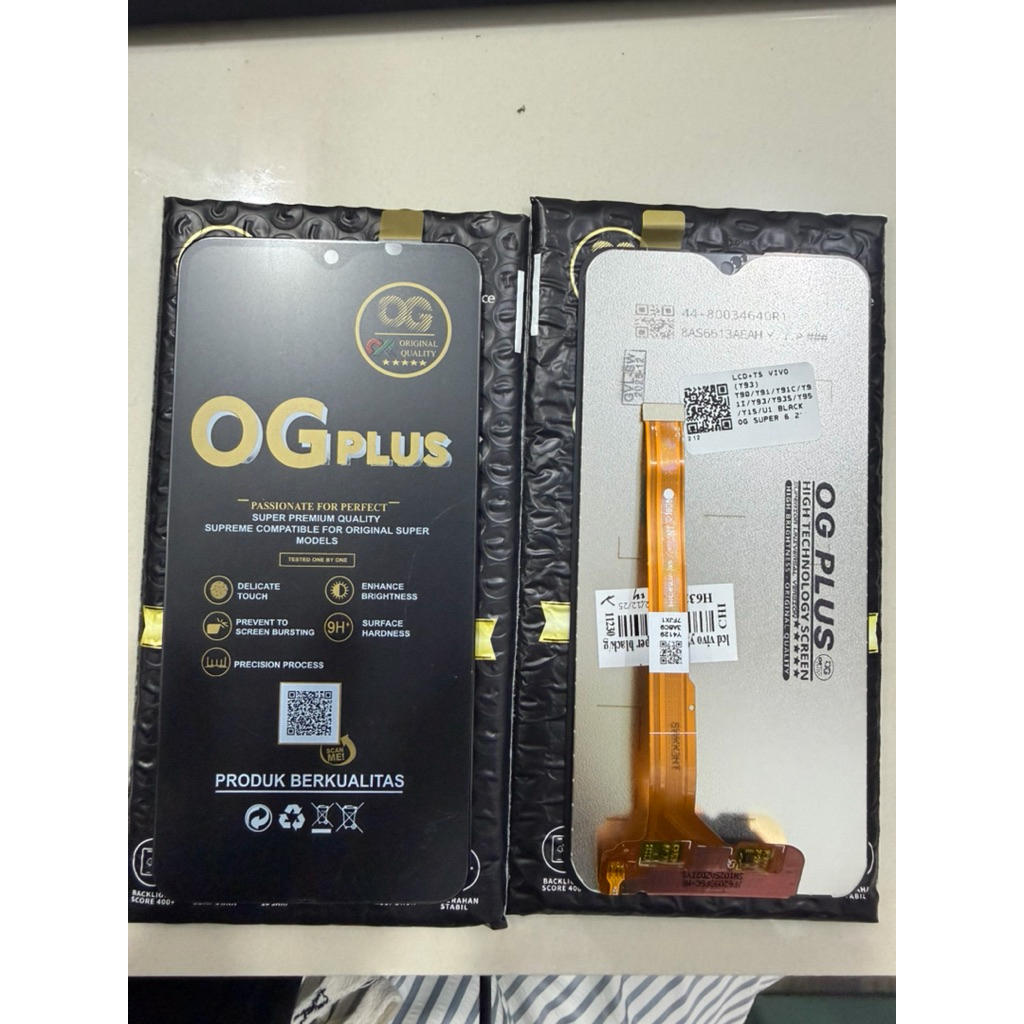 LCD Sentuh InCell VIVO Y91/Y93/Y95 Asli OGS- Kualitas Asli, Garansi 7 Hari, Fleksibel untuk Tipe VIV