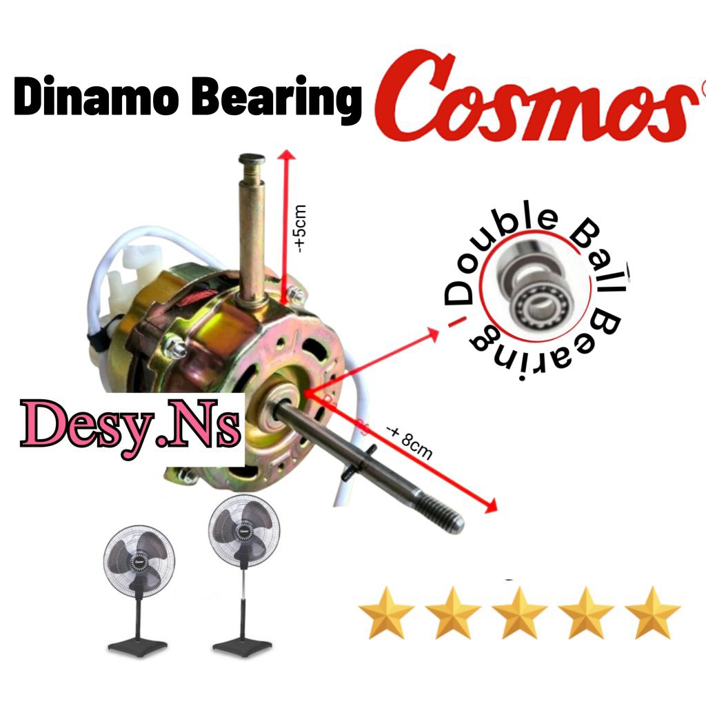 COSMOS Dinamo Kipas Angin Bearing 71x61 / Dinamo Cosmos Ori Kipas 16inch