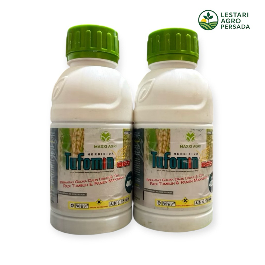 Herbisida Selektif Daun lebar dan Teki Tufomin 865SL 400ML. Herbisida Ampuh Daun lebar dan Teki