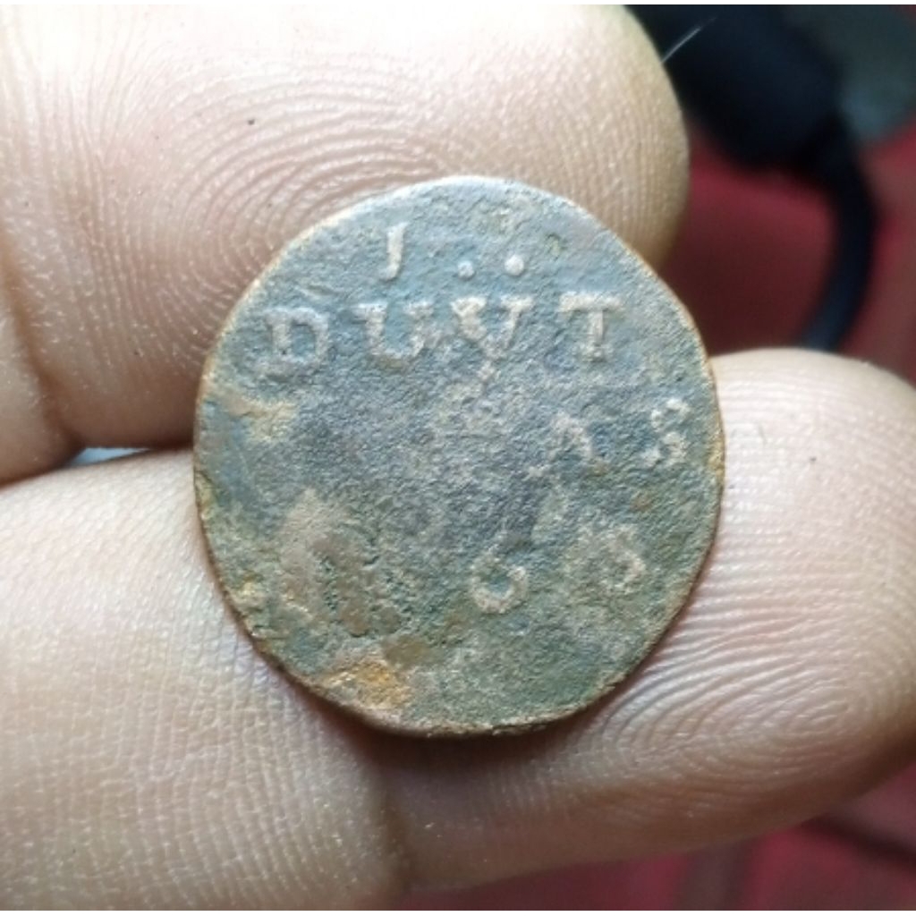 Koin NEI 1 Duit Javas Duyt 1765 (Rare)