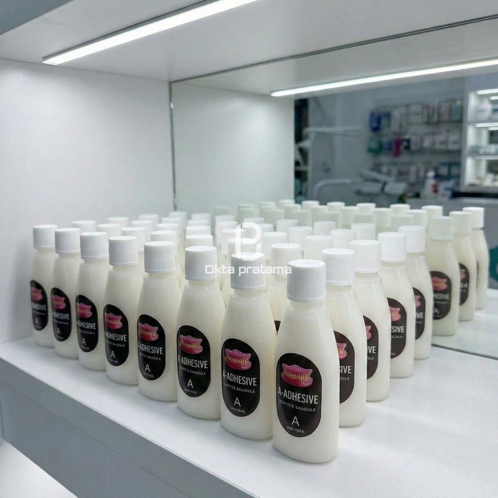 A-ADHESIVE Powder - Lem Bubuk Perekat Gigi Palsu (Cara Pakai Seperti Polident) - Non Permanen