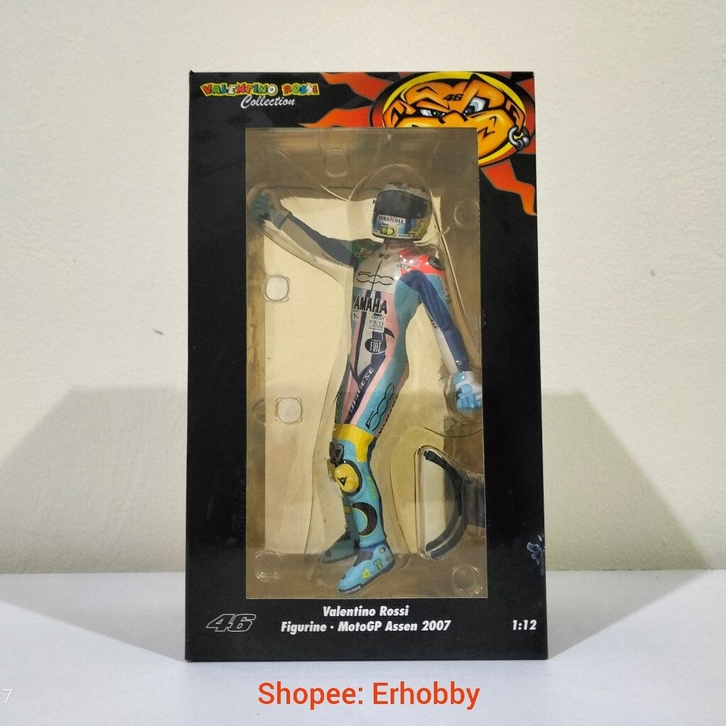 Minichamps Skala 1:12 MotoGP, Figure Valentino Rossi, GP Assen 2007