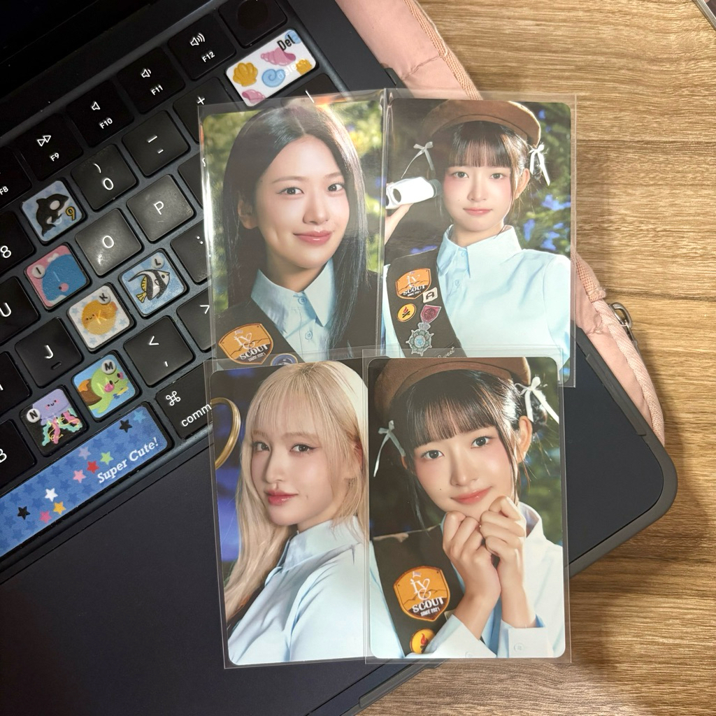 WAJIB CO PACKING. ive scout photocard konsep official