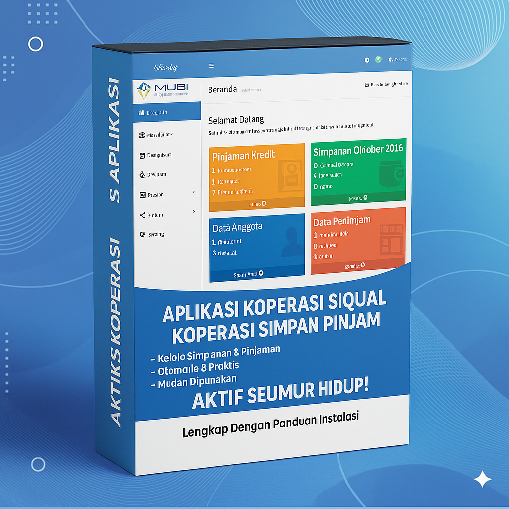 Aplikasi Simpan Pinjam Koperasi Berbasis Website