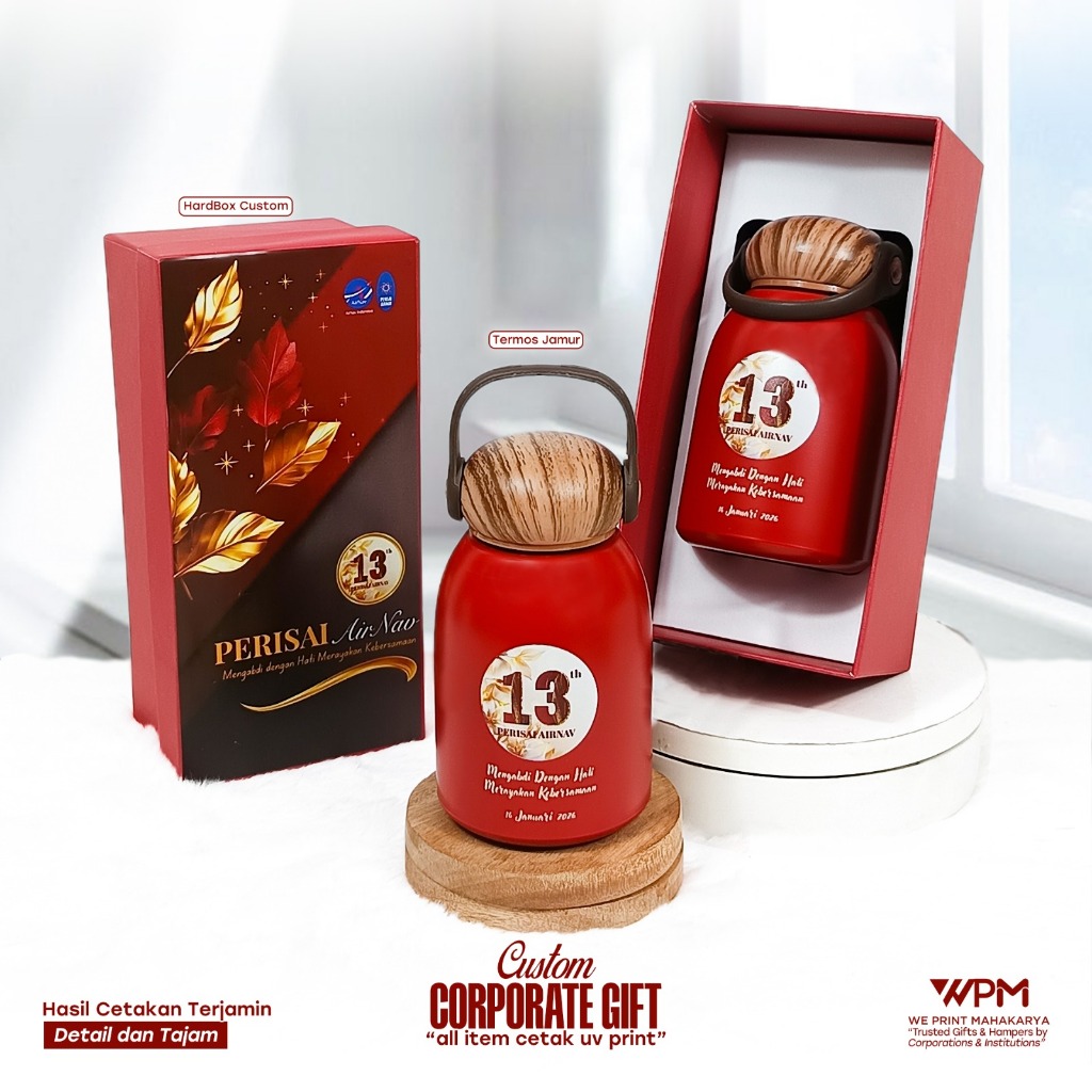 HAMPERS TERMOS JAMUR SATUAN / WISUDA /  LEBARAN/ CHRISTMAS / NATAL / LEBARAN /  IMLEK /  NATAL / LEB