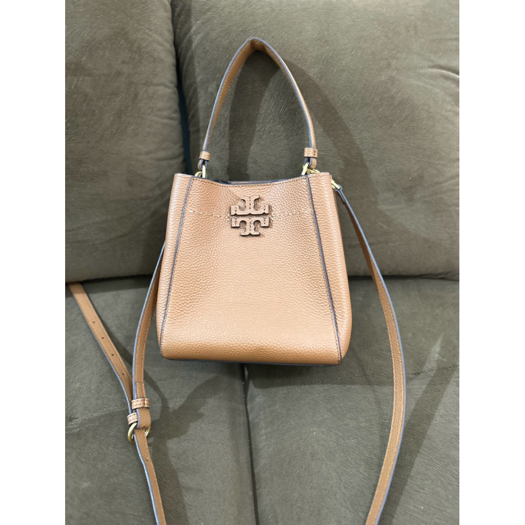 Tas Tory Burch Bucket Coklat