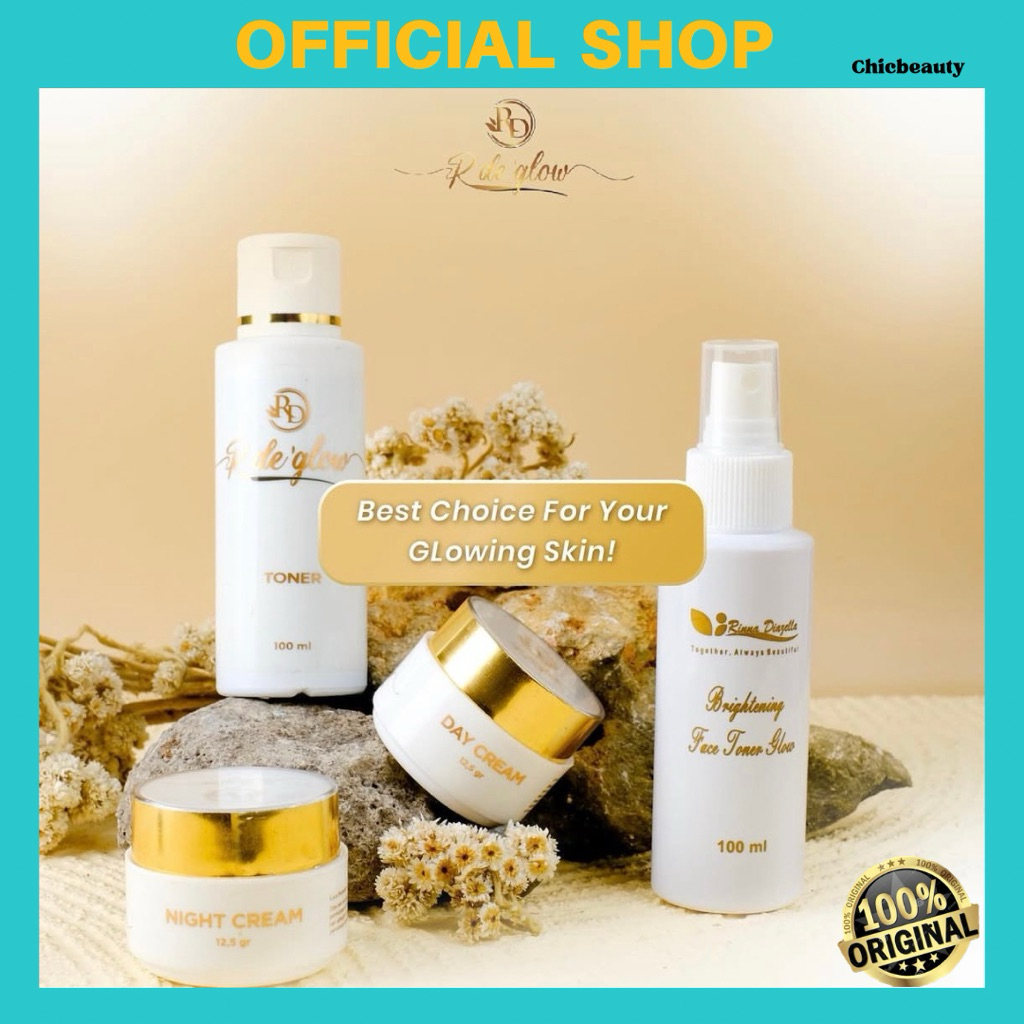 RINNADIAZELLA SKINCARE PAKET RDE GLOW TONER / RD GLOW CLEANSER RINNA DIAZELLA