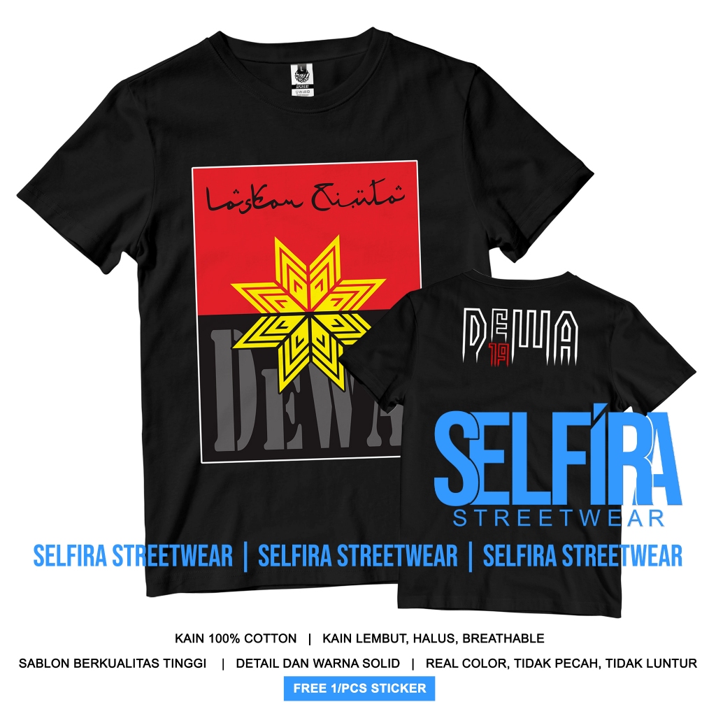 Kaos Distro Dewa 19 - Album Laskar Cinta