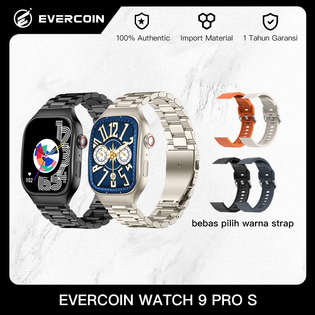 Smartwatch Evercoin 9 Pro S Layar Curve