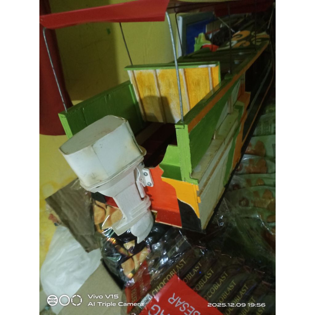 miniatur bodi rc boat