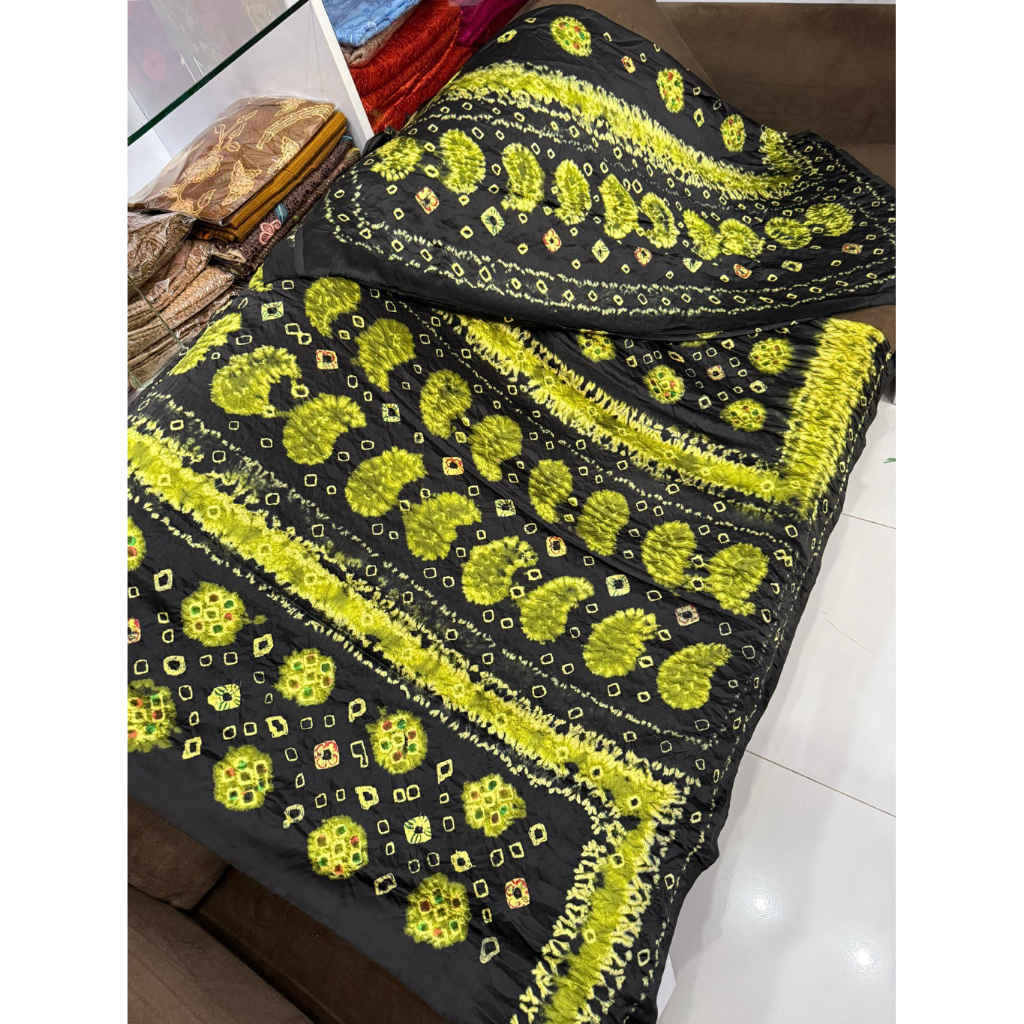 Kamen Silk Jumputan Palembang set Selendang Sutra Palembang Motif Jumputan
