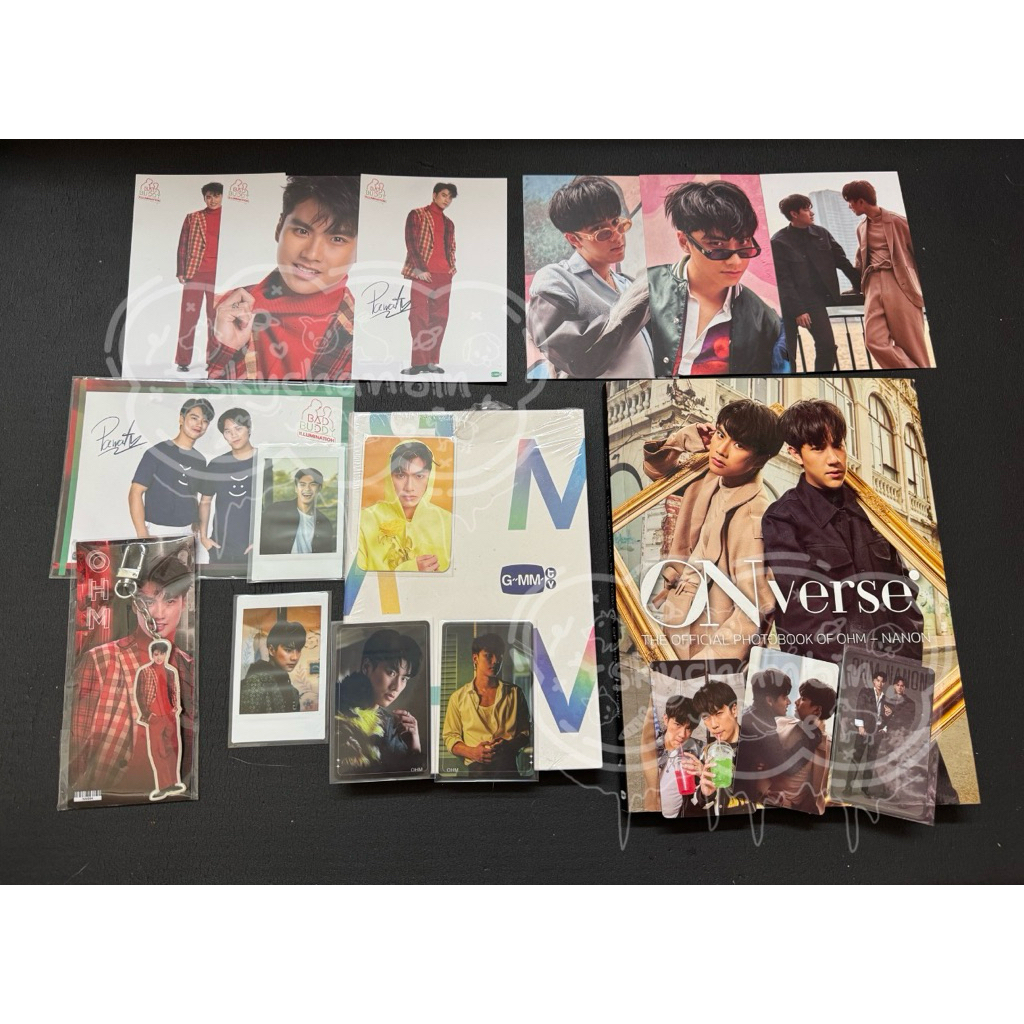 OhmNanon 1st ONVerse Photobook fullset | Ohm pawat Nanon Korapat Bad buddy illumination kazz magazin