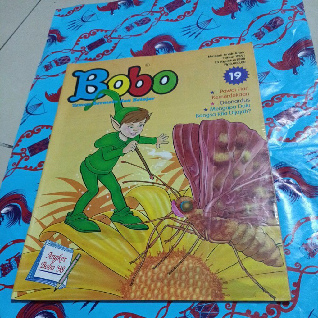 Majalah Bobo No 19 Tahun 1998